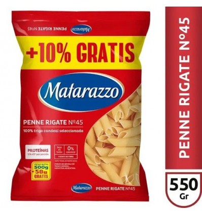 BOLSON MATARAZZO PENE RIGATTE $ 1450 MOLINOS MAX